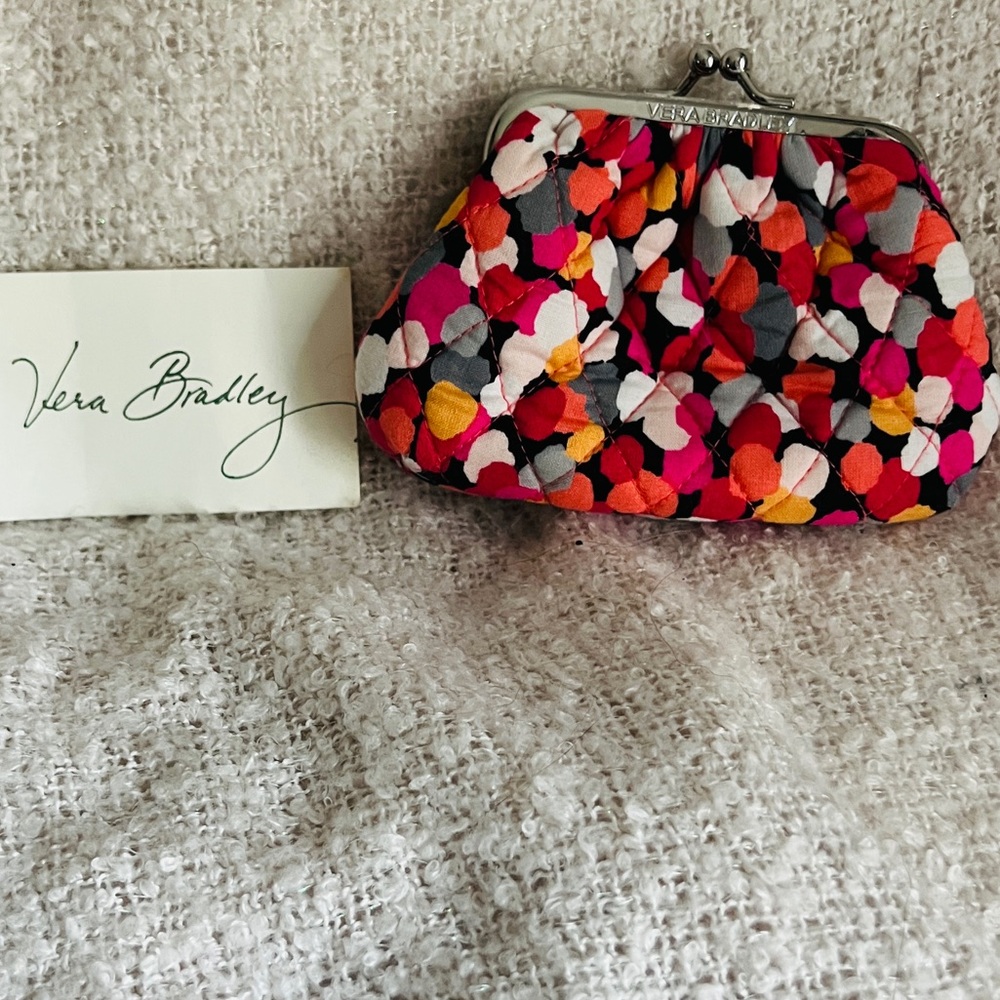 Vera Bradley Polka Dot Change Purse